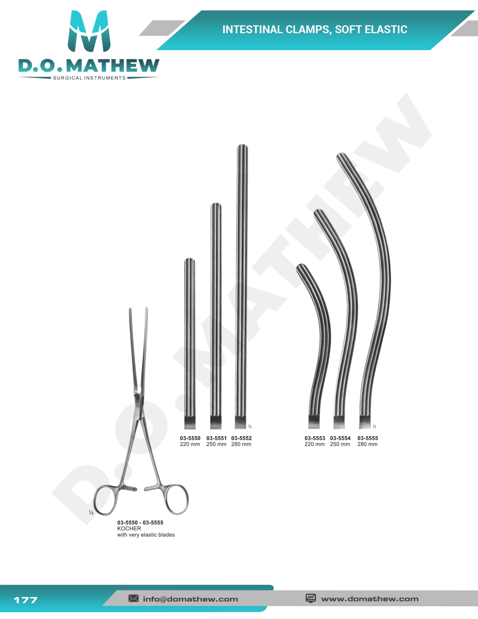 Forceps, Intestinal Clamps, Specula, Biopsy Forceps, Anuscopes